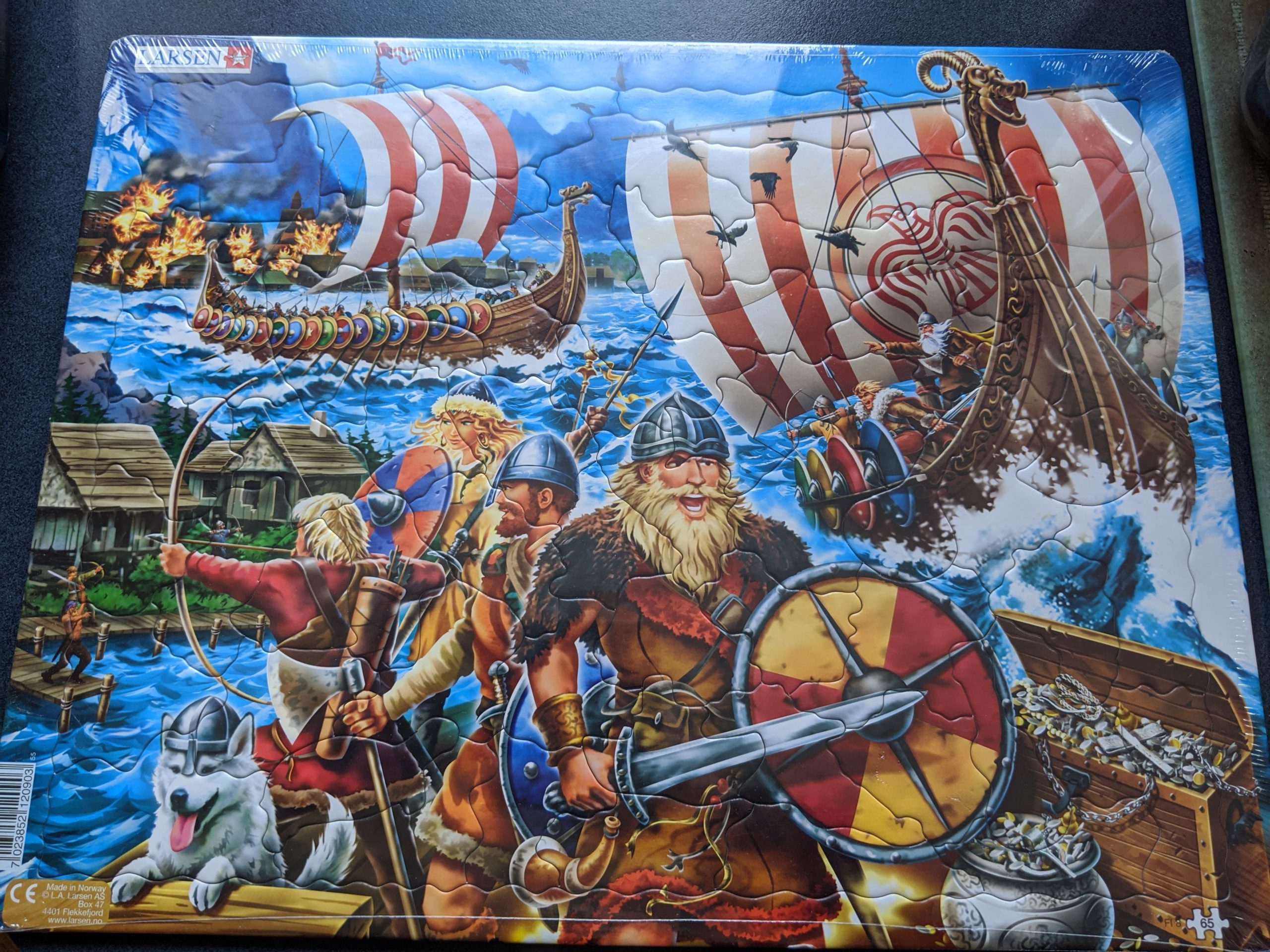 Puzzle Vikings The World Veut Be Ours Viking Marchandises 500 Pièces 48 X 34 CM 