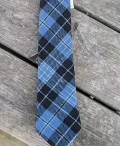 A Clergy Tartan tie made in Scotland