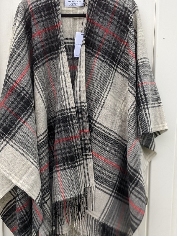 Serape/Grey and Red Stripe Plaid Lambswool - Lords of the Seas