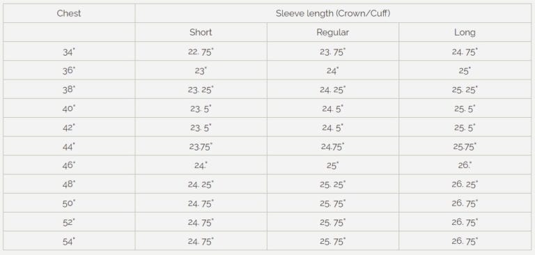 waistcoat-sizing-guide - Lords of the Seas